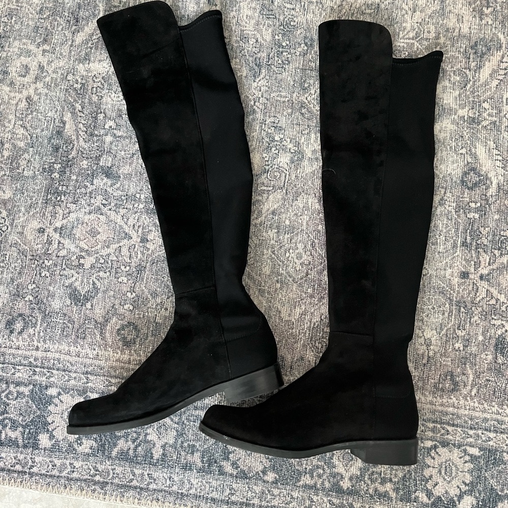 Stuart Weitzman 50/50 over the knee stretch suede boot